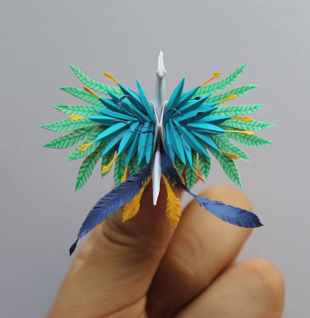 Stunning Paper Decorated Origami Fubiz Media