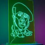 Electrifying Neon Portraits of Rap Artists – Fubiz Media