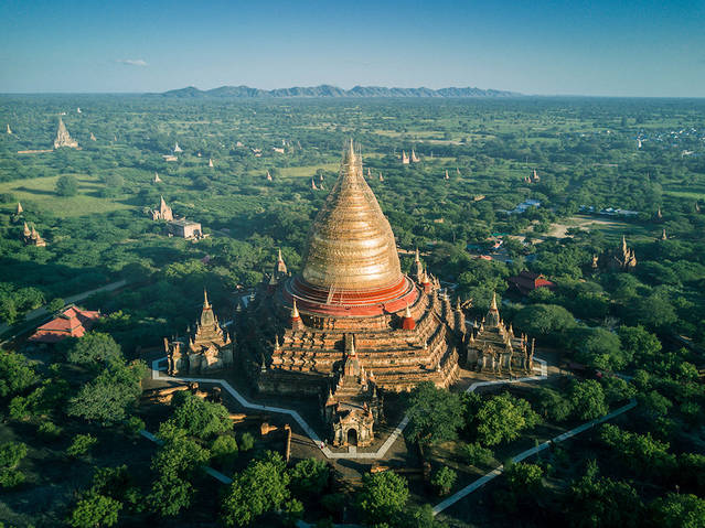 Aerial Photographs of Myanmar Temples – Fubiz Media