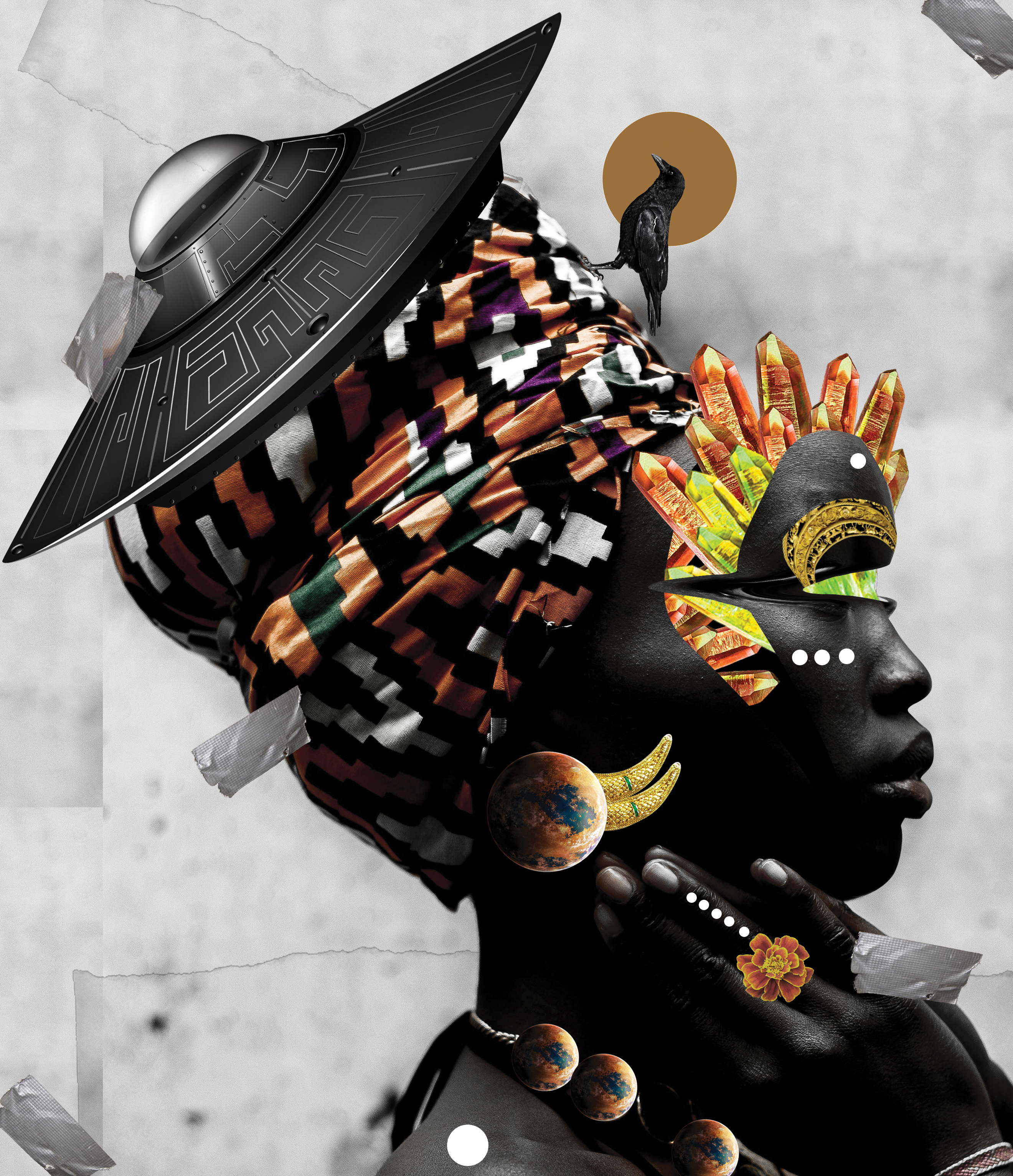 Африканский футуризм. Эстетика Afrofuturism. Африканское искусство. Африканский стиль коллаж. Африканский арт.
