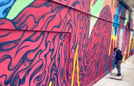 Colored Streets Walls By PARBO