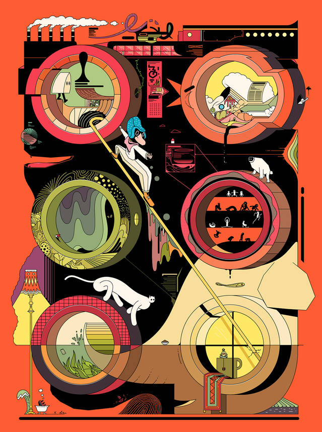 Inside Ori Toor’s Colorful Illustrational World – Fubiz Media