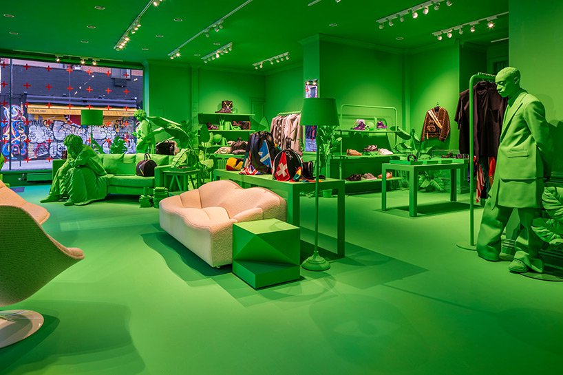 Neon Green Louis Vuitton In New York City – Fubiz Media - created via