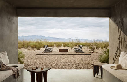 A Minimal Concrete Hotel in the Heart of Texas Desert