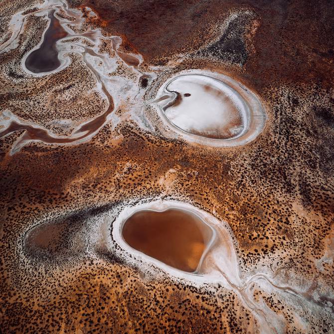 Marvelous Aerial Pictures of Salt Pans in Australia – Fubiz Media